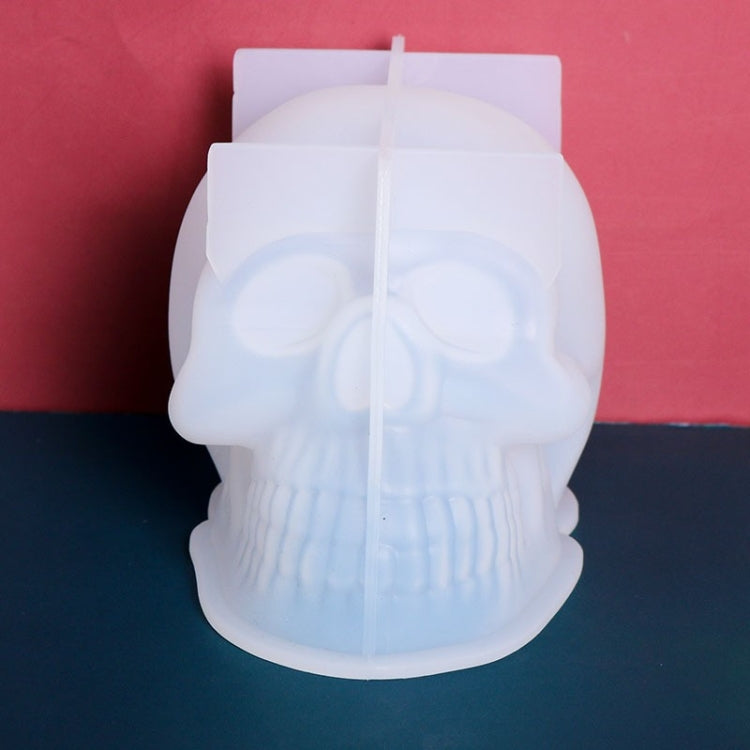 D804 Epoxy Mould Skull Candle Silicone Mould - Home & Garden by buy2fix | Online Shopping UK | buy2fix