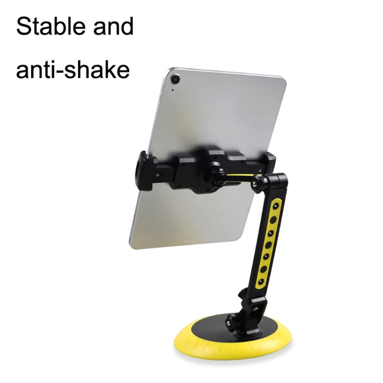 CJ-010 Rotating Desktop Tablet Bracket Foldable Online Learning Support Bracket(Green White) - Desktop Holder by buy2fix | Online Shopping UK | buy2fix