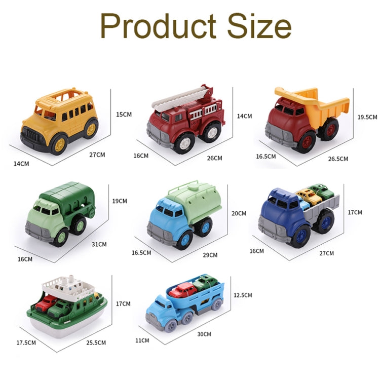 Children Simulation Engineering Fire Truck Puzzle Model Car, Spec: Road Sprinkler - Model Toys by buy2fix | Online Shopping UK | buy2fix
