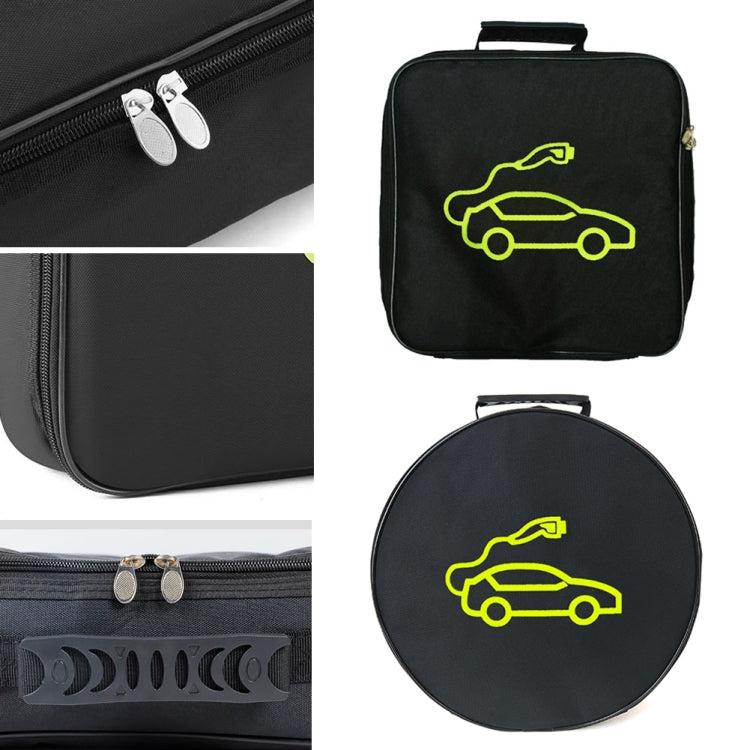 Car Charging Cable Storage Bag Carry Bag For Electric Vehicle Charger Plugs,Spec: Large Without Logo -  by buy2fix | Online Shopping UK | buy2fix