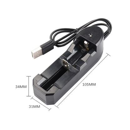 3 PCS BMAX 18650 Lithium Battery Single Slot USB Charger - Consumer Electronics by BMAX | Online Shopping UK | buy2fix