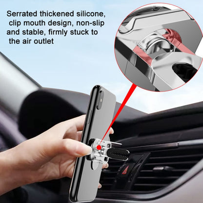 Multifunction Car Air Vent Phone Holder Finger Ring Phone Bracket Bottle Opener(Red) - Ring Holder by buy2fix | Online Shopping UK | buy2fix