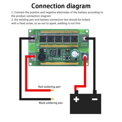 Spot Welding Machine DIY Portable Battery Storage Spot Welding Machine PCB Circuit Board Welding Equipment Without Protective Box - Home & Garden by buy2fix | Online Shopping UK | buy2fix