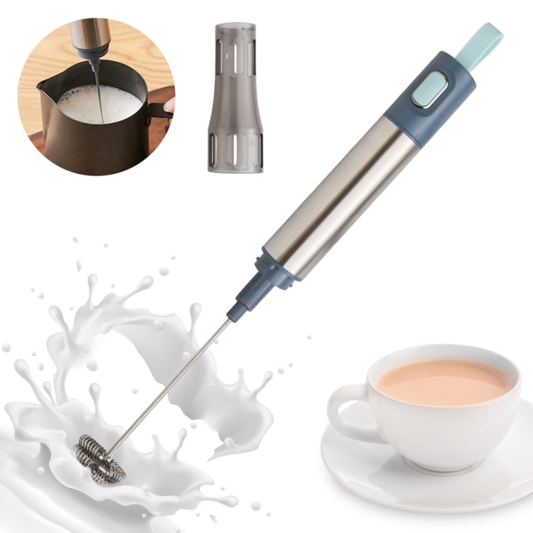 304 Stainless Steel Hand-held Electric Milk Foamer Coffee Utensil(Yellow) - Stirrer & Squeezer by buy2fix | Online Shopping UK | buy2fix