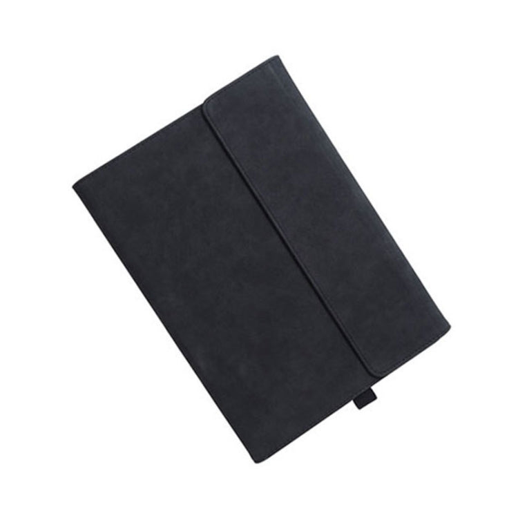 For Microsoft Surface Pro 8 Tablet Protective Case Holder(South African Sheepskin Black Case) - Others by buy2fix | Online Shopping UK | buy2fix
