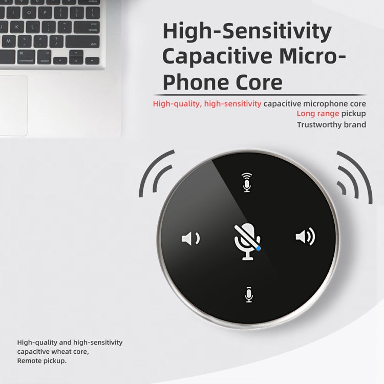 Q5 Video Conferencing Noise Canceling Desktop Audio Microphone(High-end Version) - Consumer Electronics by buy2fix | Online Shopping UK | buy2fix