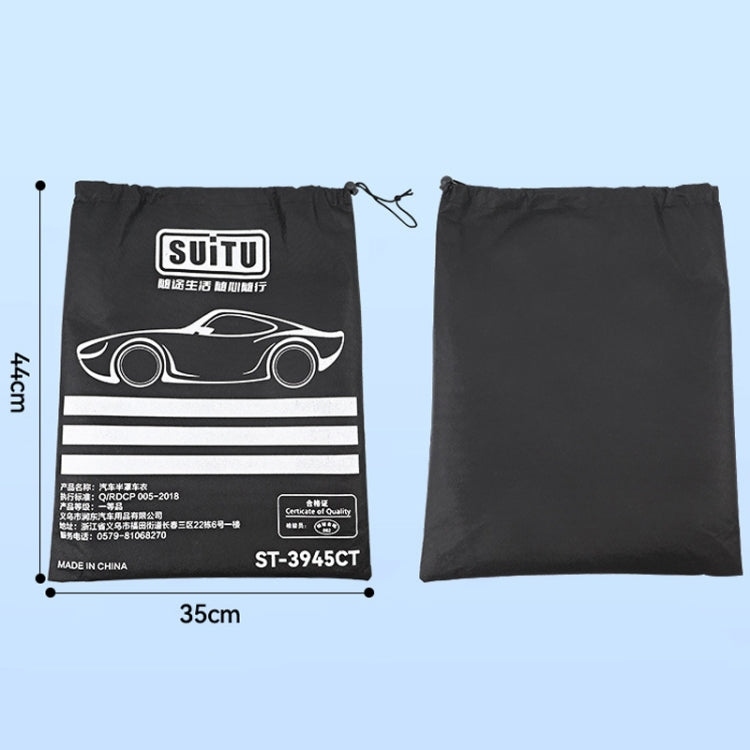 SUITU R-3945 Car Winter Front Glass Snow Shield Defrost Sunshade Thickened Car Clothing, Style: Non-magnet With Earmuffs - In Car by SUITU | Online Shopping UK | buy2fix