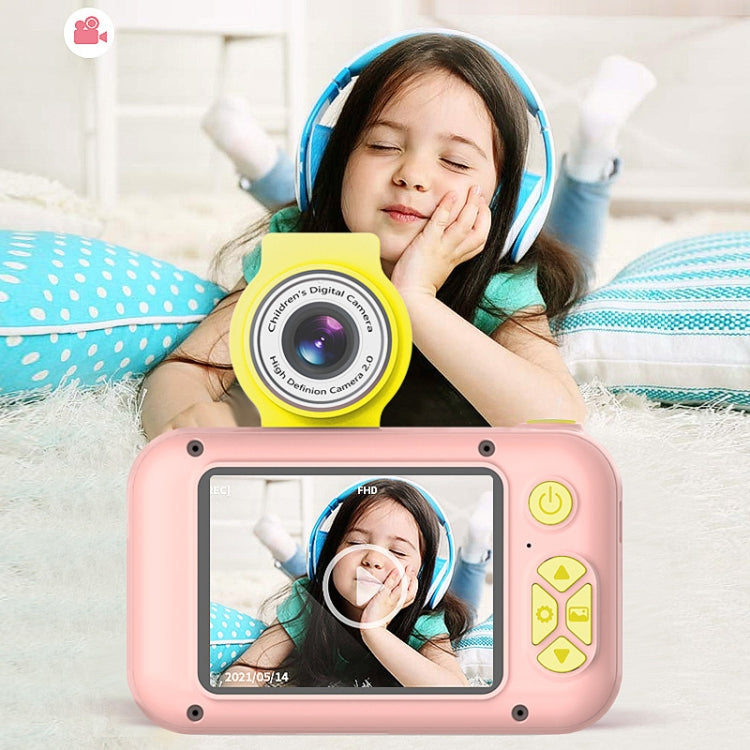 X101 Mini HD Lens Reversible Child Camera, Color: Blue+8G+Card Reader - Consumer Electronics by buy2fix | Online Shopping UK | buy2fix