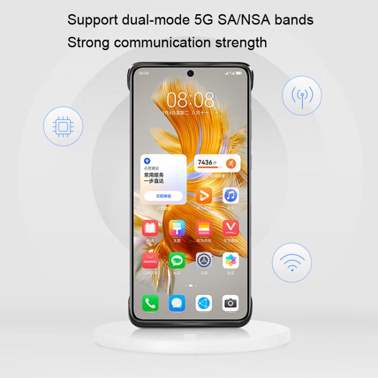 For Huawei Mate 50 Pro Original Huawei 5G Mobile Phone Communication Case(Metal Gray) - Huawei Cases by Huawei | Online Shopping UK | buy2fix