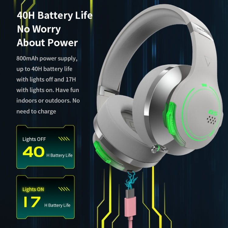 Edifier G5BT Wireless Bluetooth Esports Game RGB Lighting Effect Headset(Black) - Apple Accessories by Edifier | Online Shopping UK | buy2fix