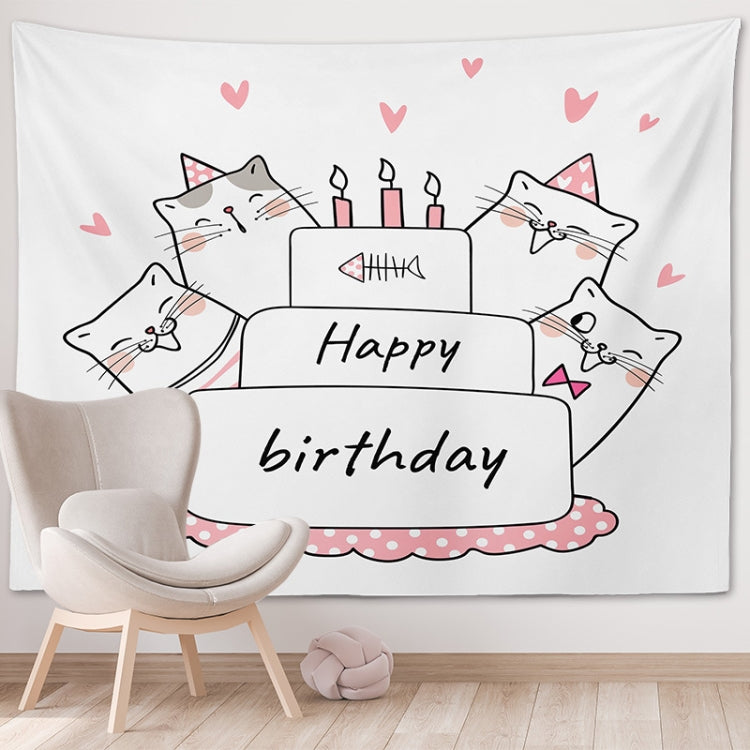 Happy Birthday Photo Backdrop Party Decoration Tapestry, Size: 150x100cm(GT56-2) - Camera Accessories by buy2fix | Online Shopping UK | buy2fix