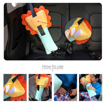 50cm Children Car Belt Cartoon Shoulder Protector Pillow(Ice Cream) - In Car by buy2fix | Online Shopping UK | buy2fix