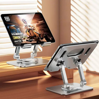 SP-026 360-degree Rotating Universal Desktop Tablet Folding Bracket(Silver) - Computer & Networking by buy2fix | Online Shopping UK | buy2fix