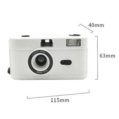 R2-FILM Retro Manual Reusable Film Camera for Children without Film(White+Red) - Consumer Electronics by buy2fix | Online Shopping UK | buy2fix