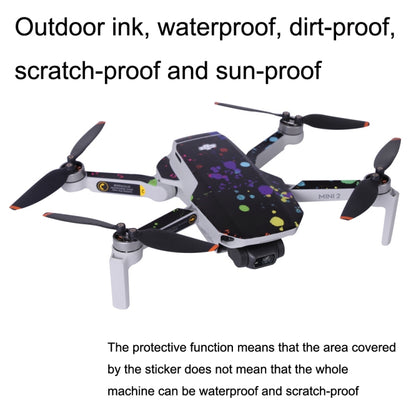 Sunnylife MM2-TZ452 For DJI Mini 2 Waterproof PVC Drone Body + Arm + Remote Control Decorative Protective Stickers Set(Big Eyes Monster) - DJI & GoPro Accessories by Sunnylife | Online Shopping UK | buy2fix