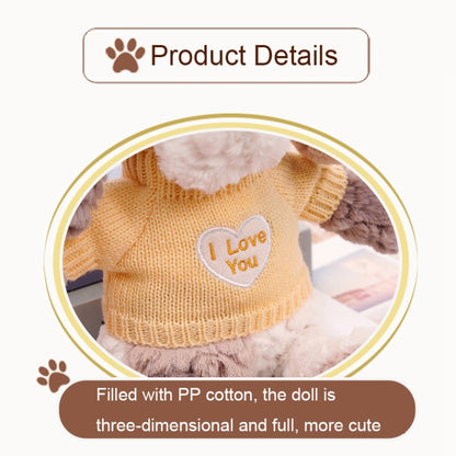 Cute Dressing Teddy Plush Toys Decorative Gift Plush Doll, Color: Gray Suit - Soft Toys by buy2fix | Online Shopping UK | buy2fix