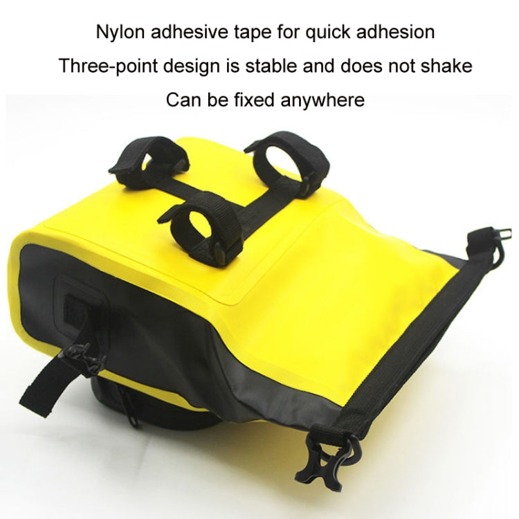 Bicycle Front Beam Waterproof Storage Hanging Bag(Yellow) - Bicycle Bags by buy2fix | Online Shopping UK | buy2fix