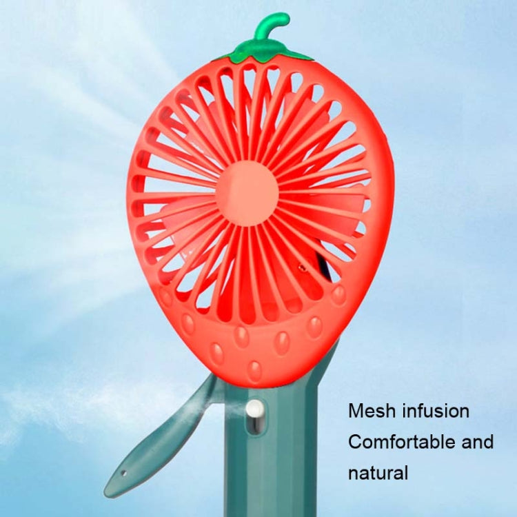 2pcs Spray Model Fruit Shape Manual Hand Pressure Small Fan(Color Random Delivery) - Consumer Electronics by buy2fix | Online Shopping UK | buy2fix