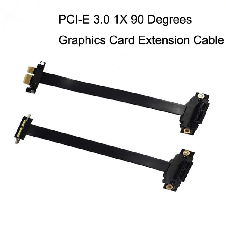 PCI-E 3.0 1X 90 Degrees Graphics Card / Wireless Network Card Extension Cable, Cable Length: 50cm -  by buy2fix | Online Shopping UK | buy2fix