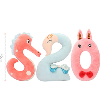 40cm Number Plush Doll Toys Soft Pillow For Kids Children(Number 6) - Soft Toys by buy2fix | Online Shopping UK | buy2fix