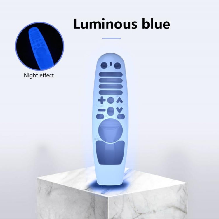 Y5 For LG AN-MR600/MR650/MR18BA/MR19BA Remote Control Silicone Protective Cover(Luminous Blue) - Consumer Electronics by buy2fix | Online Shopping UK | buy2fix