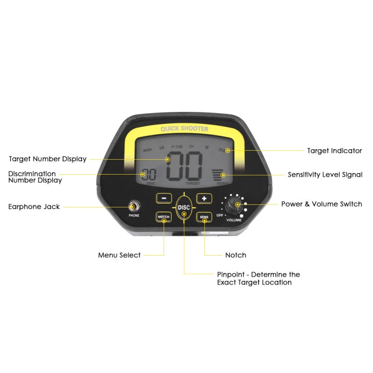 MD4060 3.1 inch LCD Underground Metal Detector - Consumer Electronics by buy2fix | Online Shopping UK | buy2fix