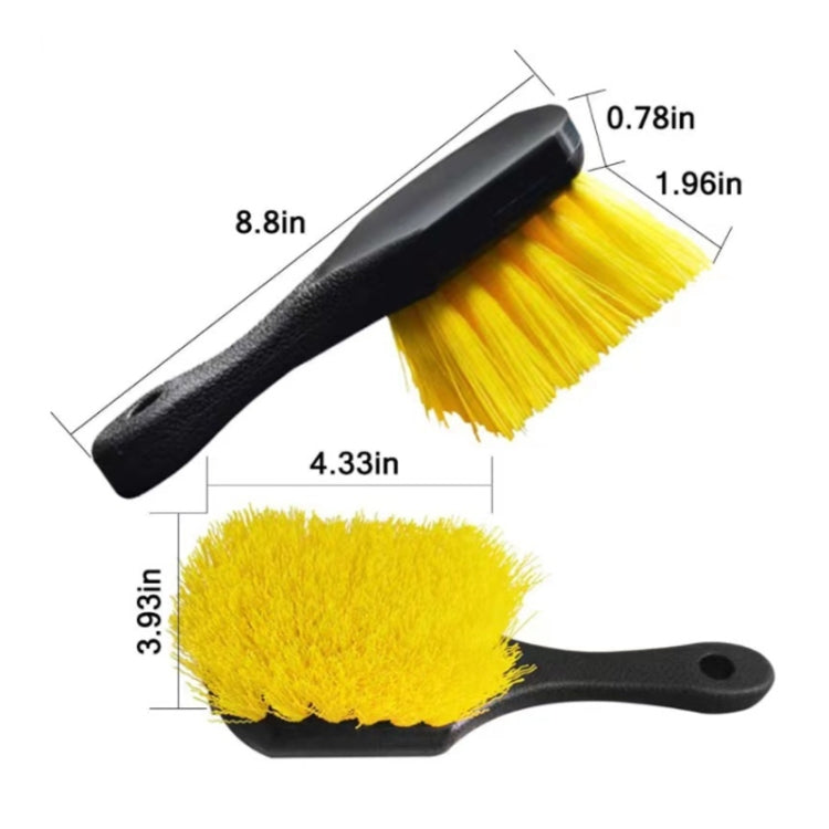 Multi-functional Wheel Washing Brush Carpet Cleaning Soft Brush, Color: Yellow - In Car by buy2fix | Online Shopping UK | buy2fix