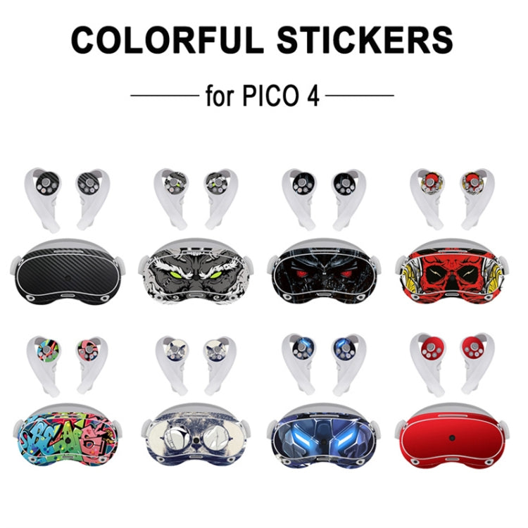 For PICO 4 Hifylux PC-SF19 VR Glasses Handle Head Wearing 3D Body Sensing Game Protection Film Stickers(Carbon Pattern Black) - Consumer Electronics by Hifylux | Online Shopping UK | buy2fix