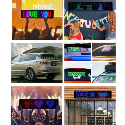 1044x90mm Vehicle Rear Window Color Flexible LED Electronic Screen -  by buy2fix | Online Shopping UK | buy2fix