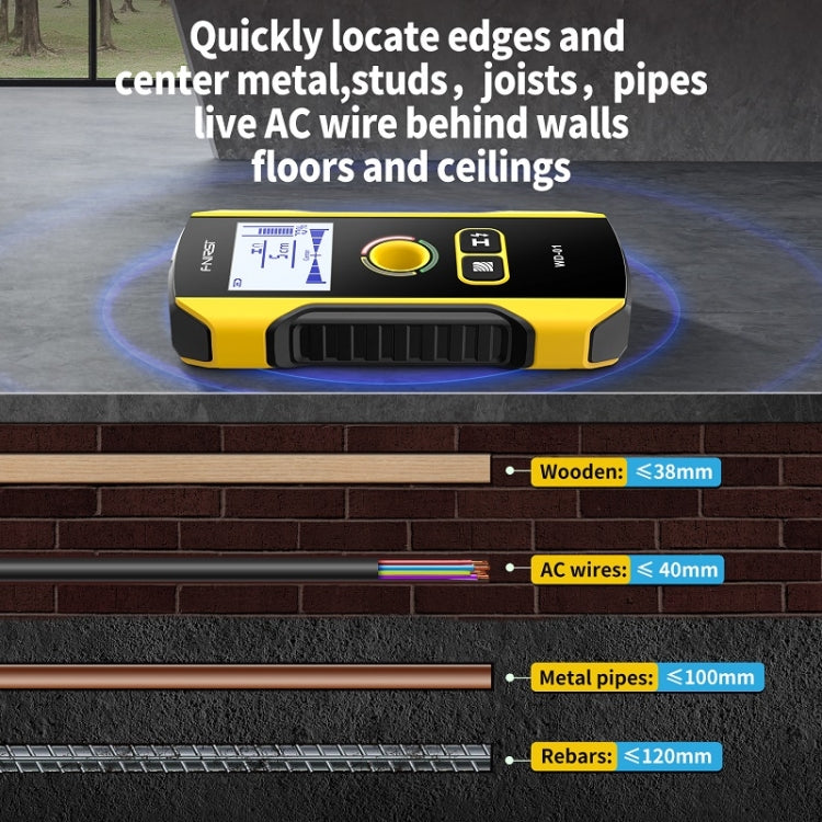 FNIRSI WD-01 Multifunctional Load-Bearing Wall Wire Metal Detector Dark Line Scanner -  by FNIRSI | Online Shopping UK | buy2fix