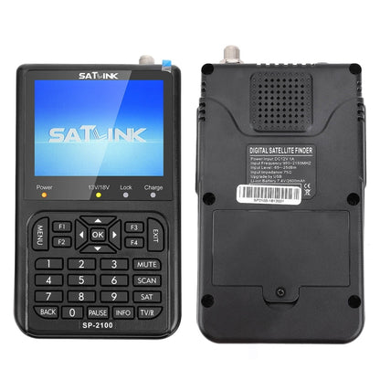 SATLINK SP-2100 HD Finder Meter Handheld Satellite Meter(UK Plug) - Satellite Finder by SATLINK | Online Shopping UK | buy2fix