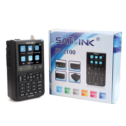 SATLINK SP-2100 HD Finder Meter Handheld Satellite Meter(UK Plug) - Satellite Finder by SATLINK | Online Shopping UK | buy2fix