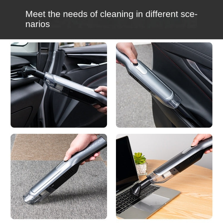 YX3560 Handheld Small Straight Handle Car Wireless Vacuum Cleaner, Style: Luxury (Black) -  by buy2fix | Online Shopping UK | buy2fix