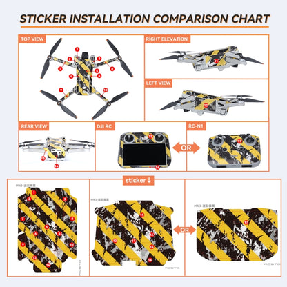 For DJI Mini 3 Pro Remote Control Body Sticker ,Spec: RC With Screen(Boy) - Stickers by RCSTQ | Online Shopping UK | buy2fix