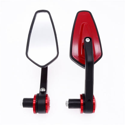 Motorcycle Handle All Aluminum Cherry Rearview Mirror(Red) - Side Mirrors by buy2fix | Online Shopping UK | buy2fix