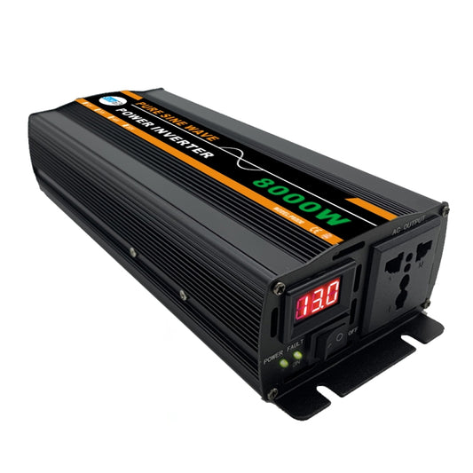 8000W 12V to 220V High Power Car Pure Sine Wave Inverter Power Converter - Pure Sine Wave by buy2fix | Online Shopping UK | buy2fix