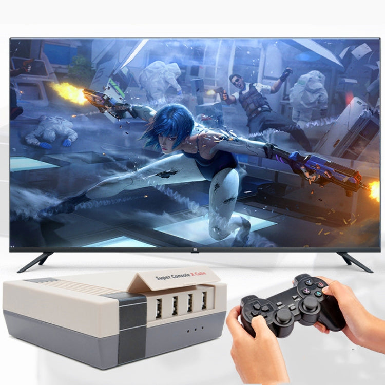 Super Console X Cube Wireless Retro TV Video Game Console Built-in 50+ Emulators 256G 50000+ Games 4 Handles(AU Plug) - Pocket Console by buy2fix | Online Shopping UK | buy2fix