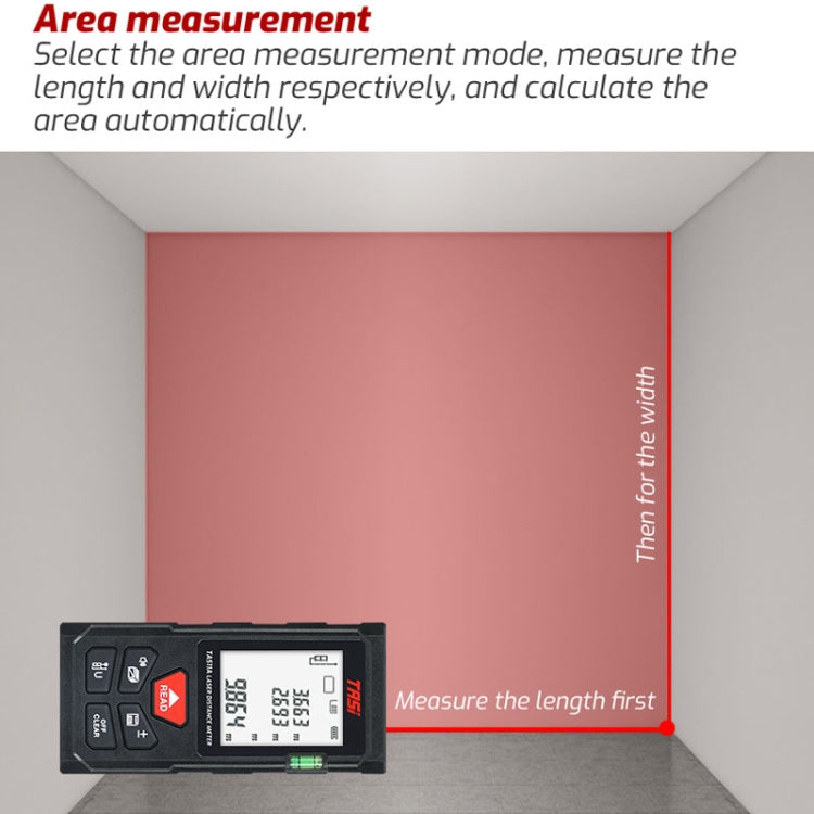 TASI TA511B 70m Laser Handheld Distance Measuring Room Infrared Measuring Instrument - Laser Rangefinder by buy2fix | Online Shopping UK | buy2fix