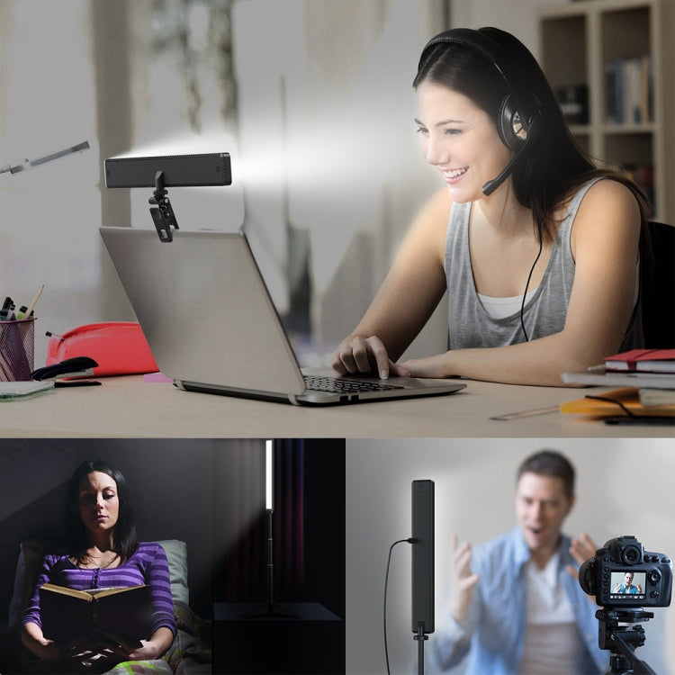 APEXEL APL-FL06 Portable Square Strip Live Video Conferencing Fill Light - Selfie Light by APEXEL | Online Shopping UK | buy2fix