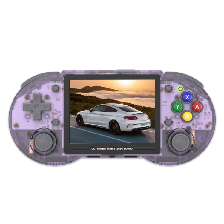 ANBERNIC RG353PS  3.5-Inch IPS Screen Handheld Game Console 2.4G/5G Wifi Linux System Game Player 16GB+128GB 20K Games(Transparent Purple) - Pocket Console by ANBERNIC | Online Shopping UK | buy2fix