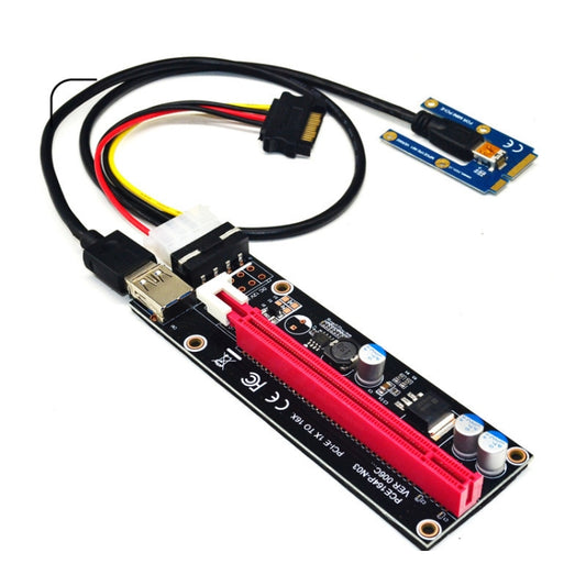 PCE164P-N03 VER006C Mini PCI-E 1X To 16X Riser For Laptop External Image Card, Spec: Blackboard 4pin - Add-on Cards by buy2fix | Online Shopping UK | buy2fix