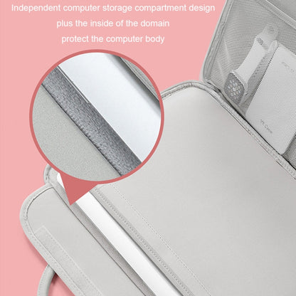 BUBM 14 Inch Full Open Laptop Bag(Dark Gray) - 14.1 inch by BUBM | Online Shopping UK | buy2fix
