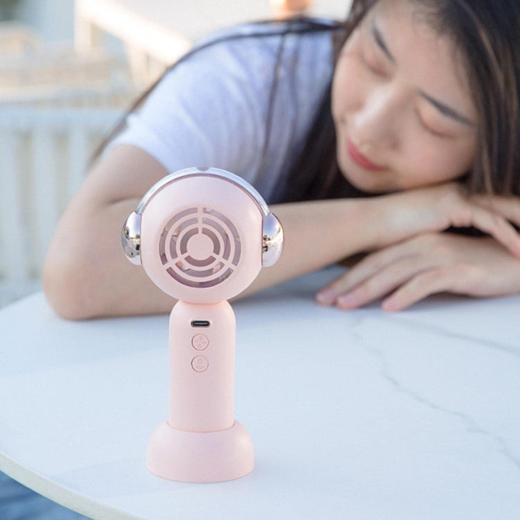 Without Blade Spray Handheld Children Small Fan(Pink) - Electric Fans by buy2fix | Online Shopping UK | buy2fix