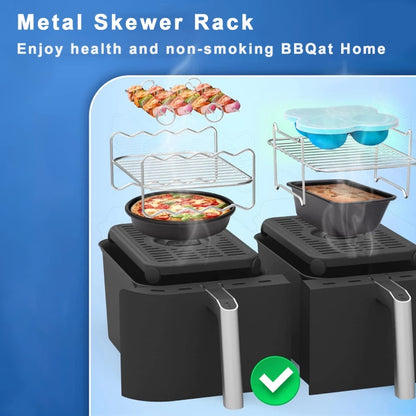 For Ninja DZ201 / DZ401 Foodi 8-Quart 11-in-1 Air Fryer Set Combo - Kitchen Machine Accessories by buy2fix | Online Shopping UK | buy2fix