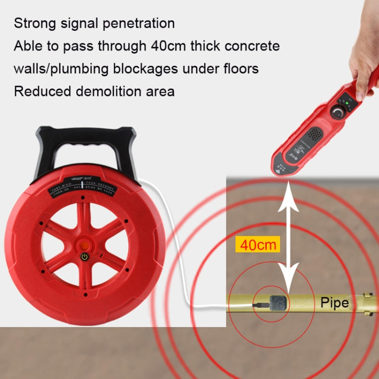 NOYAFA NF-5120 Wall Pipe Blockage Detector Pipe Blockage Detector For Iron/PVC/Cement/Steel Pipes - Other Tester Tool by NOYAFA | Online Shopping UK | buy2fix