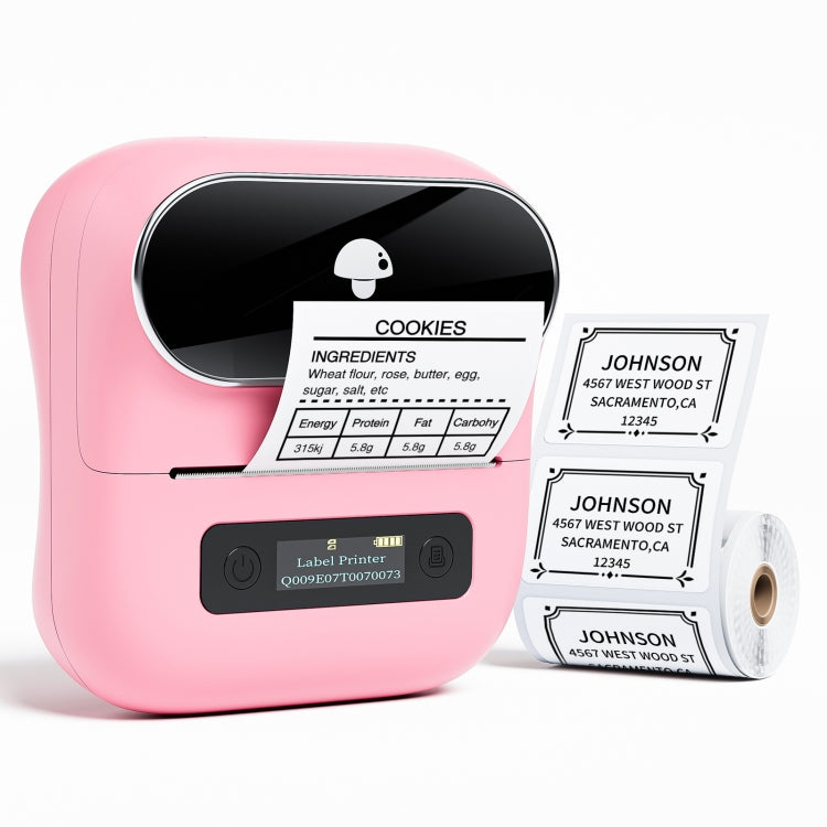 Phomemo M220 Jewelry Clothing Tags Bluetooth Thermist Strip Tag Printer(Pink) - Printer by Phomemo | Online Shopping UK | buy2fix