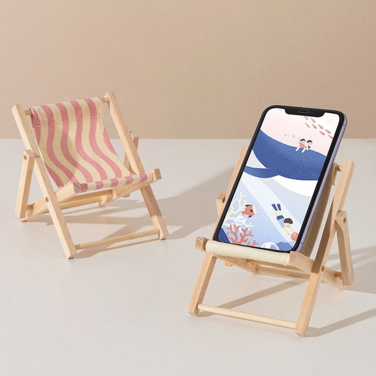 Wooden Craft Mini Desktop Ornament Photography Toys Beach Chair Phone Holder, Style: E - Wooden Props by buy2fix | Online Shopping UK | buy2fix