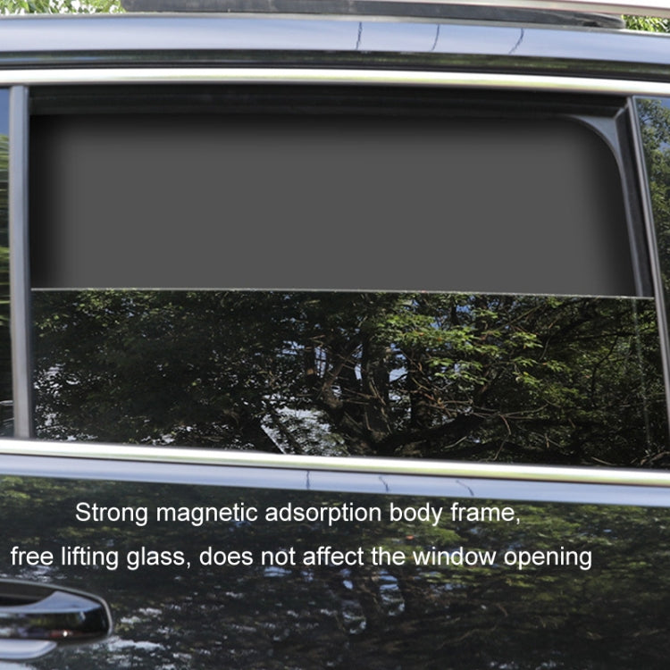 Heat-insulating Opaque Vinyl Coated Magnetic Car Curtains, Style: Full Blackout Co-pilot - Window Foils & Solar Protection by buy2fix | Online Shopping UK | buy2fix