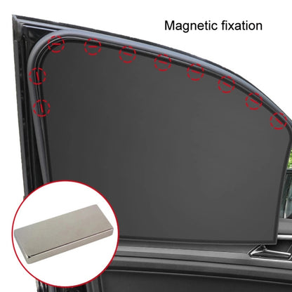 Heat-insulating Opaque Vinyl Coated Magnetic Car Curtains, Style: Full Blackout Co-pilot - Window Foils & Solar Protection by buy2fix | Online Shopping UK | buy2fix