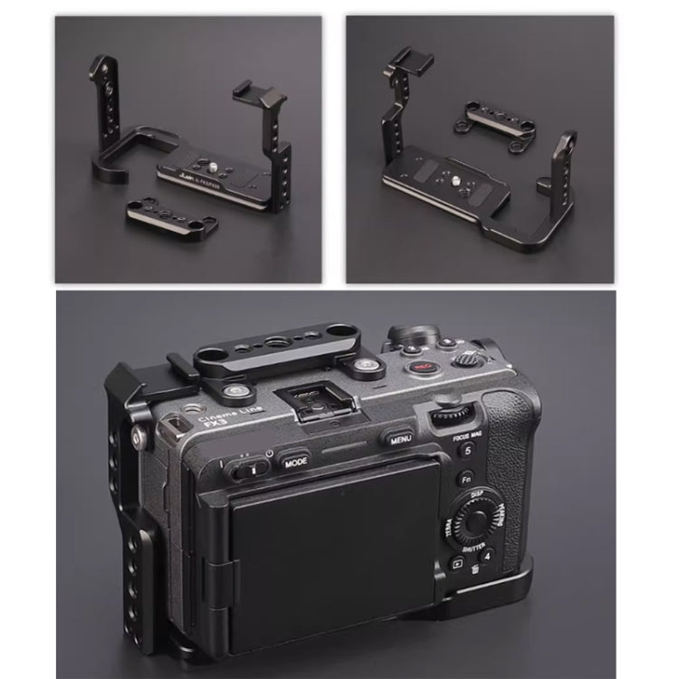 For Sony FX30 FX3 Camera JLWIN Protection Cage Stabilizer Rig, Spec: Rabbit Cage + Top Board - Camera Cage by JLwin | Online Shopping UK | buy2fix